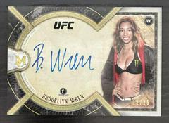 Brookliyn Wren [Gold] #MA-BW Ufc Cards 2018 Topps UFC Museum Collection Autographs Prices