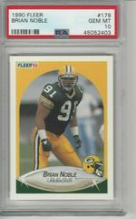 Brian Noble Football Cards 1990 Fleer Prices