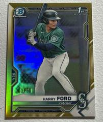 Harry Ford [Gold Refractor] Baseball Cards 2021 Bowman Draft Chrome Prices