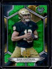 Sam Hartman [Green Mini Diamond] #1 Football Cards 2023 Bowman's Best University Prices