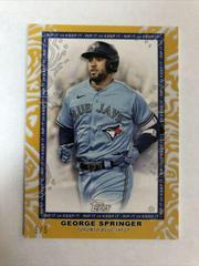 George Springer [Gold] Baseball Cards 2022 Topps Rip Autographs Prices