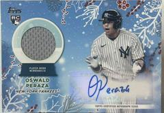 Oswald Peraza Baseball Cards 2023 Topps Holiday Autograph Relics Prices