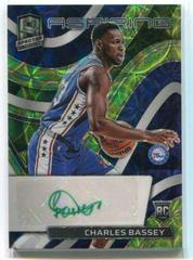 Charles Bassey [Green] #AA-CBS Basketball Cards 2021 Panini Spectra Aspiring Autographs Prices