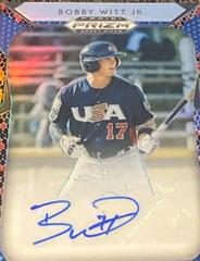 Bobby Witt Jr. [Red, Black Snakeskin Prizm] #4 Baseball Cards 2019 Panini Prizm Draft Picks Autographs Prices