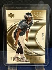 Donovan McNabb [Gold] #92 Football Cards 2003 Upper Deck Honor Roll Prices