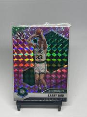 Larry Bird [Pink Fluorescent] Basketball Cards 2020 Panini Mosaic Prices