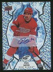 Pius Suter [White Snowflake Autograph] #4 Hockey Cards 2021 Upper Deck Ice Prices