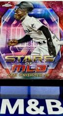 Jazz Chisholm Jr. [Red] #SMLBC-10 Baseball Cards 2023 Topps Stars of MLB Chrome Prices