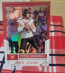 Patrick Mahomes II [Red Zone] Football Cards 2017 Panini Score Prices