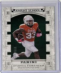D'Onta Foreman [Green] #KNS-DF Football Cards 2017 Panini Knight School Prices