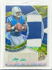 Anthony Richardson [Green Neon] #2 Football Cards 2023 Panini Spectra Radiant Rookie Patch Signature Prices