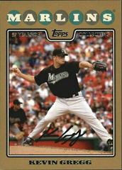 Kevin Gregg #16 Baseball Cards 2008 Topps Prices