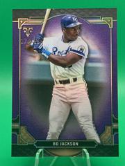 Bo Jackson [Amethyst] #1 Baseball Cards 2022 Topps Triple Threads Prices
