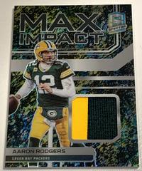 Aaron Rodgers [Neon Splatter] Football Cards 2022 Panini Spectra Max Impact Prices
