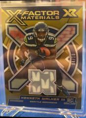 Kenneth Walker III [Gold] #XFM-KW Football Cards 2022 Panini XR X Factor Materials Prices