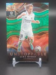 Luka Modric [Green] Soccer Cards 2022 Panini Select La Liga Unstoppable Prices
