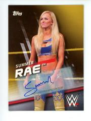 Summer Rae [Gold Autograph] #35 Wrestling Cards 2016 Topps WWE Divas Revolution Prices