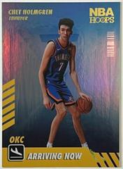 Chet Holmgren [Holo] #2 Basketball Cards 2022 Panini Hoops Arriving Now Prices