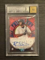 Riley Greene [Red Refractors] #RG Baseball Cards 2019 Bowman Draft Class of 2019 Autographs Prices