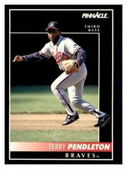 Terry Pendleton #18 Baseball Cards 1992 Pinnacle Prices