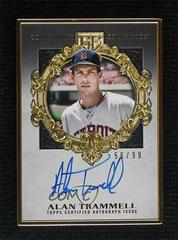 Alan Trammell Baseball Cards 2022 Topps Gilded Collection Gold Framed Hall of Famer Autographs Prices