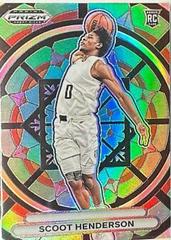 Scoot Henderson #8 Basketball Cards 2023 Panini Prizm Draft Picks Stained Glass Prices