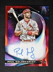 Paul Goldschmidt [Red Flare] #SGA-PG Baseball Cards 2022 Topps Cosmic Chrome Star Gaze Autographs Prices