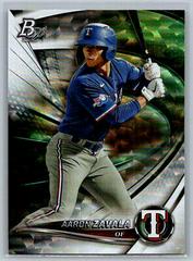 Aaron Zavala [Ice Foil] #TOP-38 Baseball Cards 2022 Bowman Platinum Top Prospects Prices