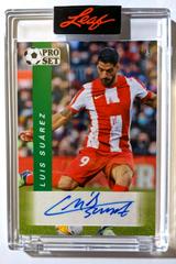 Luis Suarez [Green] Soccer Cards 2022 Pro Set Autographs Prices