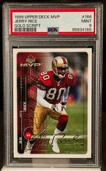 Jerry Rice [Gold Script] #166 Football Cards 1999 Upper Deck MVP Prices
