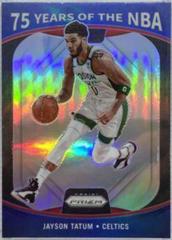 Jayson Tatum Basketball Cards 2021 Panini Donruss Optic 75 Years of the NBA Prices