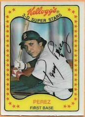 Tony Perez #17 Baseball Cards 1981 Kellogg's Prices