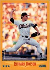Richard Dotson #480 Baseball Cards 1988 Score Glossy Prices