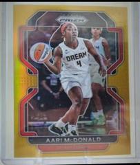 Aari McDonald [Gold] #19 Basketball Cards 2022 Panini Prizm WNBA Prices