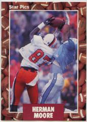 Herman Moore #9 Football Cards 1991 Star Pics Prices