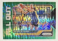 Dearica Hamby [Green Pulsar] #8 Basketball Cards 2023 Panini Prizm WNBA All Out Prices