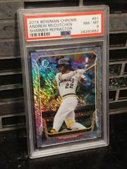 Andrew McCutchen [Shimmer Refractor] #91 Baseball Cards 2014 Bowman Chrome Prices