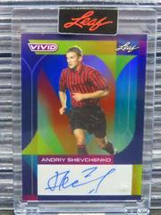 Andriy Shevchenko [Navy Blue] Soccer Cards 2022 Leaf Vivid Autographs Prices