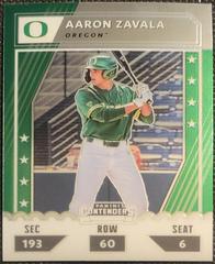 Aaron Zavala Baseball Cards 2021 Panini Elite Extra Edition College Tickets Optic Prices