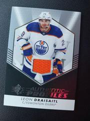 Leon Draisaitl [Silver Spectrum] Hockey Cards 2022 SP Authentic Profiles Prices