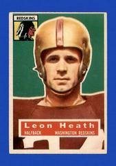 Leon Heath #25 Football Cards 1956 Topps Prices