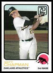 Matt Chapman #70YT-23 Baseball Cards 2021 Topps Update 70 Years of Baseball Prices