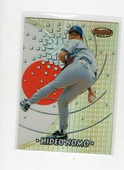 Hideo Nomo [Refractor] #BBI5 Baseball Cards 1997 Bowman's Best International Prices