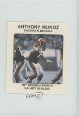 Anthony Munoz Football Cards 1989 Franchise Game Prices
