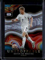 Kevin De Bruyne Soccer Cards 2022 Panini Select FIFA Unstoppable Prices