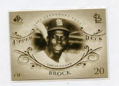 Lou Brock #49 Baseball Cards 2005 SP Legendary Cuts Prices