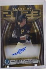 Garret Forrester [Gold] Baseball Cards 2023 Bowman Draft Class of Autographs Prices