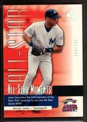 Derek Jeter [All Star Moments Gold] #172 Baseball Cards 2004 SP Authentic Prices