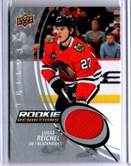 Lukas Reichel [Jersey] Hockey Cards 2022 Upper Deck Trilogy Rookie Renditions Prices