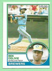 Ben Oglivie #91 Baseball Cards 1983 O Pee Chee Prices